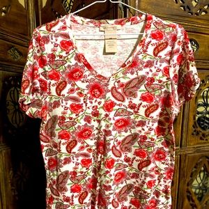 Philosophy floral paisley T-shirt